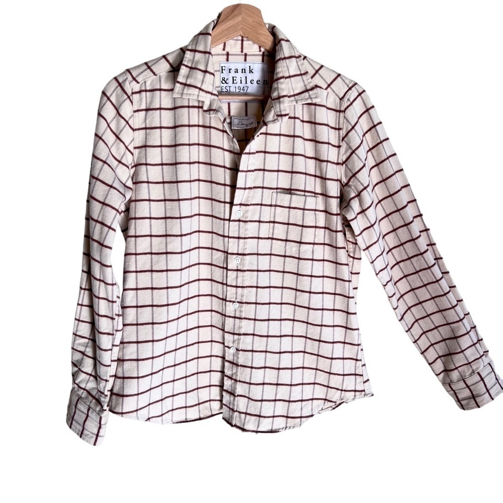 NEW Frank & Eileen Barry flannel shirt S